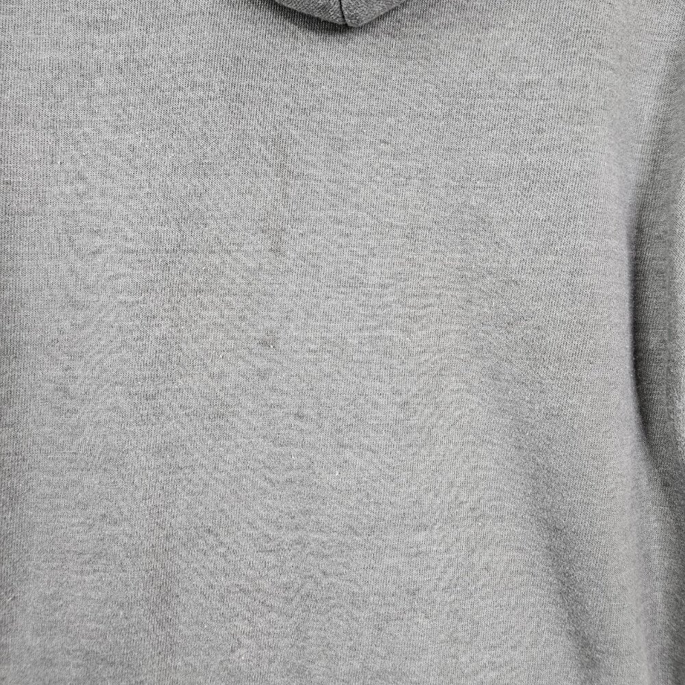 Aviator Nation Pull zip Unisex Adult Grey Hoodie Size M Stains - Picture 9 of 9